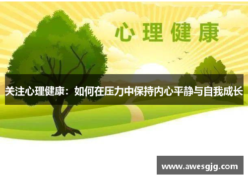 关注心理健康：如何在压力中保持内心平静与自我成长